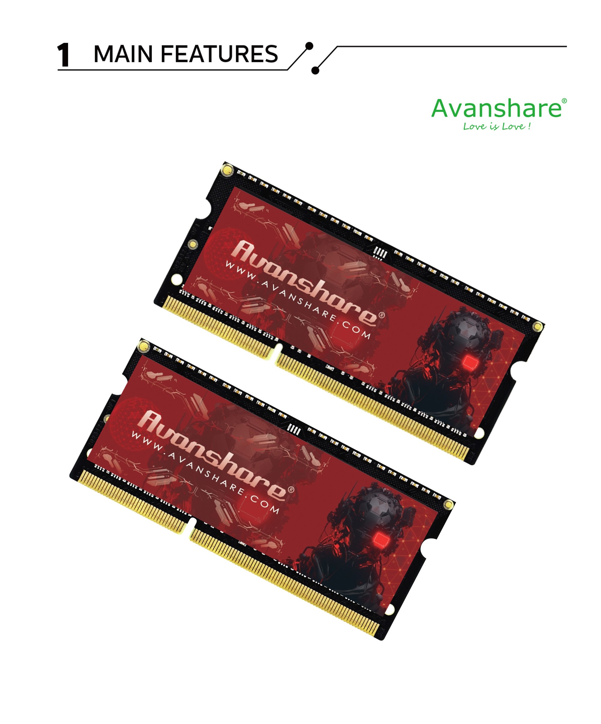 Ddr5 8Gb - Оперативная память Avanshare DDR5 DDR4 DDR3